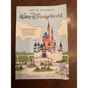 2021 Disney Parks Art of Coloring Walt Disney World 50th Anniversary Adult Book